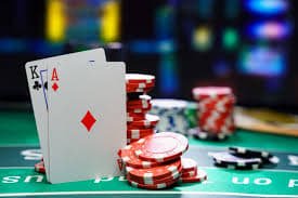 Live blackjack table with live dealer